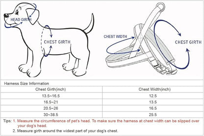 Blueberry Pet 4 Colors Soft & Comfy 3M Reflective Jacquard Padded Dog Harness, Chest Girth 30" - 38.5", Marsala Red, Large, Adjustable Harnesses for Dogs