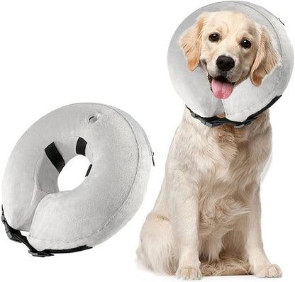 Avaner Pet Inflatable Collar, Protective Recovery Collar Cone for After Surgery