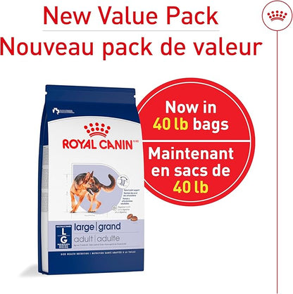 Royal Canin Size Health Nutrition Large Adult Dry Dog Food, 40 lb Bag