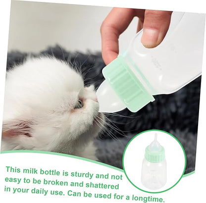 Pet Nursing Bottle Kit for Kitten Puppy Feeding Milk Bottle Set Sturdy Portable