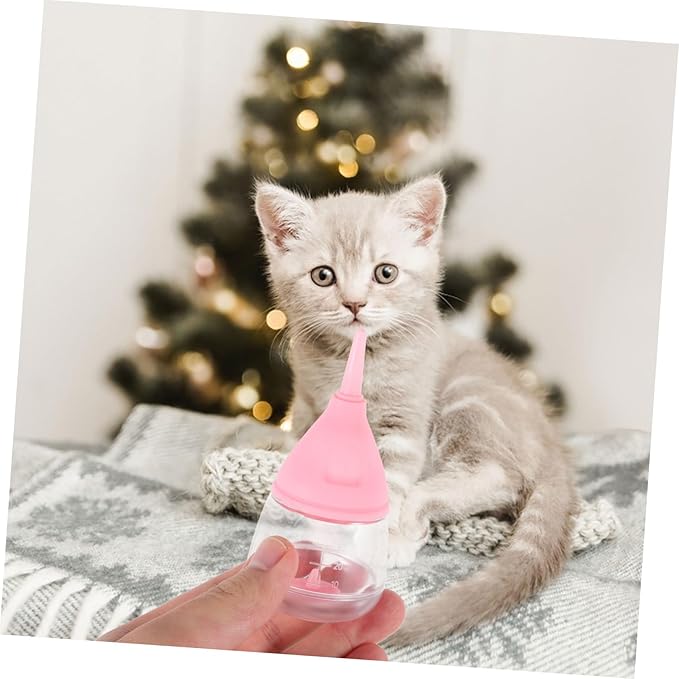 BESPORTBLE Newborn Pet Nursing Bottle Kitten Puppy Milk Feeder Break Resistance Design
