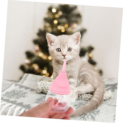 BESPORTBLE Newborn Pet Nursing Bottle Kitten Puppy Milk Feeder Break Resistance Design