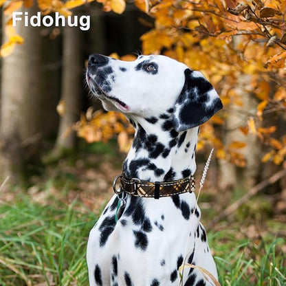 Fall Reflective Martingale Collar for Dogs with Quick Release Buckle Autumn Dog Collars (Brown Plaid, Small)