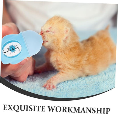 SUPVOX Pet Nursing Bottle Safe Kitten Puppy Feeding Bottle Scale Portable Mini Feeder for Newborns