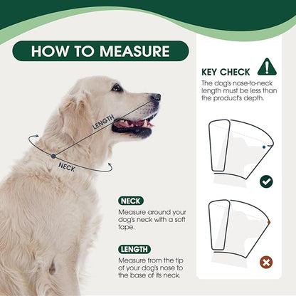 Dog Cone Collar After Surgery, Soft Cone for Small Dogs to Stop Licking, Adjustable Elizabethan Collar for Dogs, Lightweight Breathable Dog Recovery Cones for Wound Healing & Hot Spots