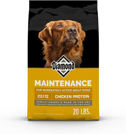Diamond Maintenance Adult Dry Dog Food 22/12 for Moderately Active Dogs 20lb Bag