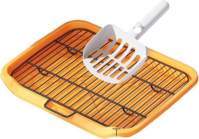 AYNEFY Dog Supplies Dog Supplies, to Clean, Large Space, Removable Washable Training Toilet for Pet Dogs, with Flat Plate Design, for Small Medium Large Dogs Spill Proof Dog Potty Tray,