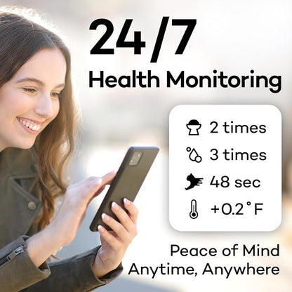 Health Tracker for Cats - Smart Cat Collar with Safety Breakaway Buckle for Indoor Cats, Wellness Alerts, Real-time Monitoring (Kimono (Sakura -Night-),S)