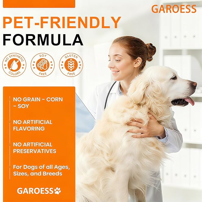 Dog Allergy Relief Chews- Allergy & Immune Probiotics, Support Seasonal Allergies, Gut & Digestive Health, Dog Itching Skin,Paw & Ears Relief- Bacon Flavor -120 Count (3 Pack/Love it)