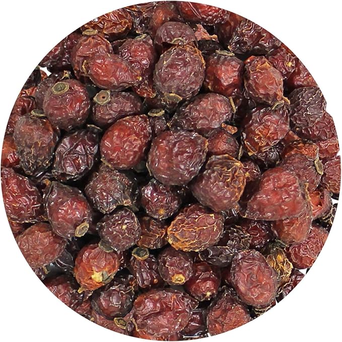 Dried Rose Hips (8 oz.) - Healthy Natural Treat - Chinchillas, Guinea Pigs, Rabbits, Prairie Dogs, Degus, Hamsters, Rats, Squirrels, Parrots, Chickens, Ducks & Other Small Pets (8 Ounce (Pack of 1))