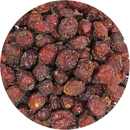 Dried Rose Hips (8 oz.) - Healthy Natural Treat - Chinchillas, Guinea Pigs, Rabbits, Prairie Dogs, Degus, Hamsters, Rats, Squirrels, Parrots, Chickens, Ducks & Other Small Pets (8 Ounce (Pack of 1))