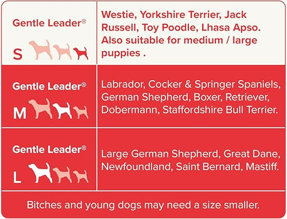 Beaphar | Gentle Leader | Head Collar for Small Dogs | Stops Pulling On The Lead | Training Aid with Immediate Effect| Endorsed by Behaviourists | Red x 1