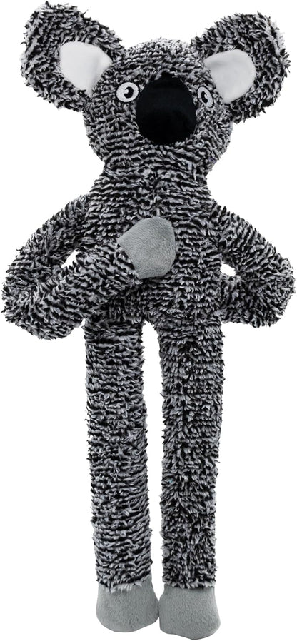 BUYPOW Koala No Stuffing Dog Toys for Large Dogs, Squeaky Crinkle Interactive Dog Animals Toys, Plush Teething Toys to Keep Them Busy, Cute Funny Dogs Gifts for Small Medium Large Breed