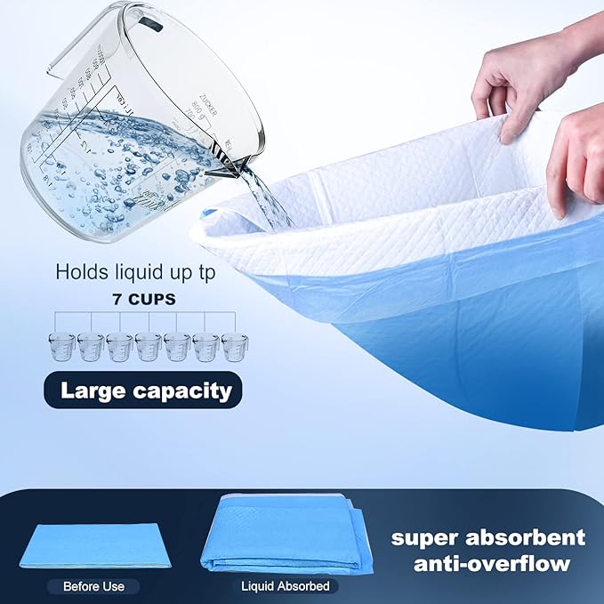 Boscute Thicken 6 Layers Heavy Absorbent XL 36"x24" Pet Training Dog Pee Pads, Extra Large Polymer Leak-Proof Quick Dry Puppy Pee Pads, Disposable Pee Pads for Dogs Cats Rabbit, 30 Counts