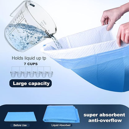 Boscute Thicken 6 Layers Heavy Absorbent XL 36"x24" Pet Training Dog Pee Pads, Extra Large Polymer Leak-Proof Quick Dry Puppy Pee Pads, Disposable Pee Pads for Dogs Cats Rabbit, 30 Counts