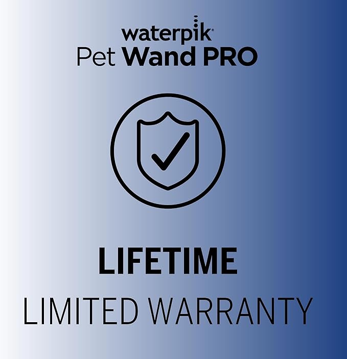Waterpik Pet Wand Pro Dog Shower Attachment for Fast and Easy Dog Bathing and Cleaning,Indoor-and Outdoor Sprayer Includes 8-Foot Flex Hose,Blue/Grey,PPR-252E,(Pack of 2)