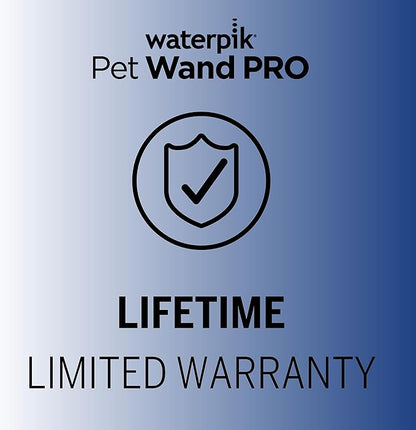 Waterpik Pet Wand Pro Dog Shower Attachment for Fast and Easy Dog Bathing and Cleaning,Indoor-and Outdoor Sprayer Includes 8-Foot Flex Hose,Blue/Grey,PPR-252E,(Pack of 2)