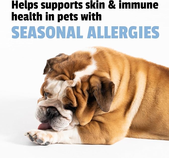 Pet Naturals Allergy Plus Calming Soft Chews for Dogs, Support for Seasonal Allergies, Paw Licking, Itchy Skin, Everyday Stress, Skin Health & Immune Health, 60 Count