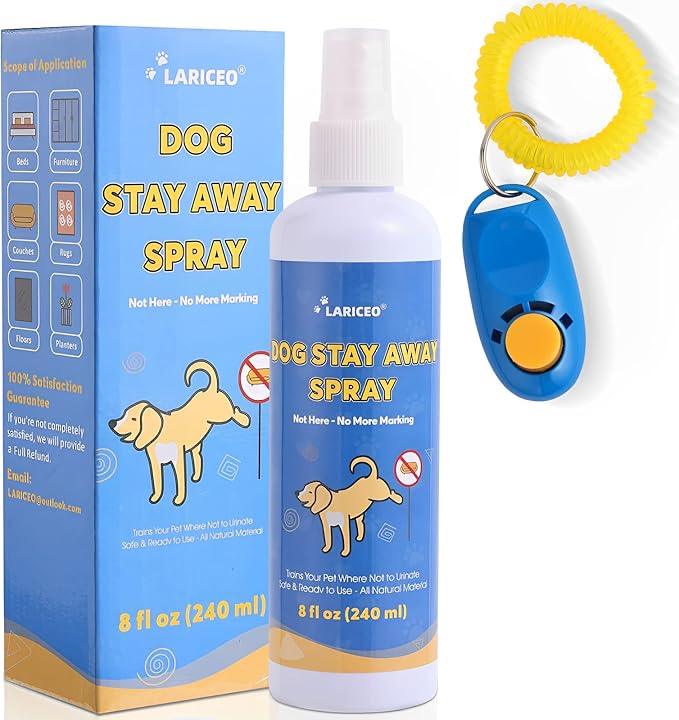 8 Oz Solution to Keep Dogs from Marking Indoors, Behavior Support Spray to Stop Dogs from Marking Their Territory, Gentle and Effective Pet Behavior Aid