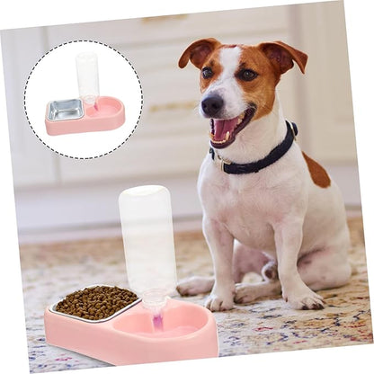 Milisten 1set Detachable Automatic Pet Feeder Dual Bowls for Cats and Dogs Convenient Hanging Design for Easy Cleaning and Refilling for Home and Pet Shops Box