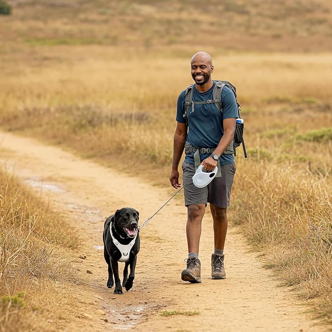 TUG Dog Harness with 2 Leash Connection Points | Adjustable, Padded, Lightweight | Handle on Back | No-Pull Front Clip (XL, Green)