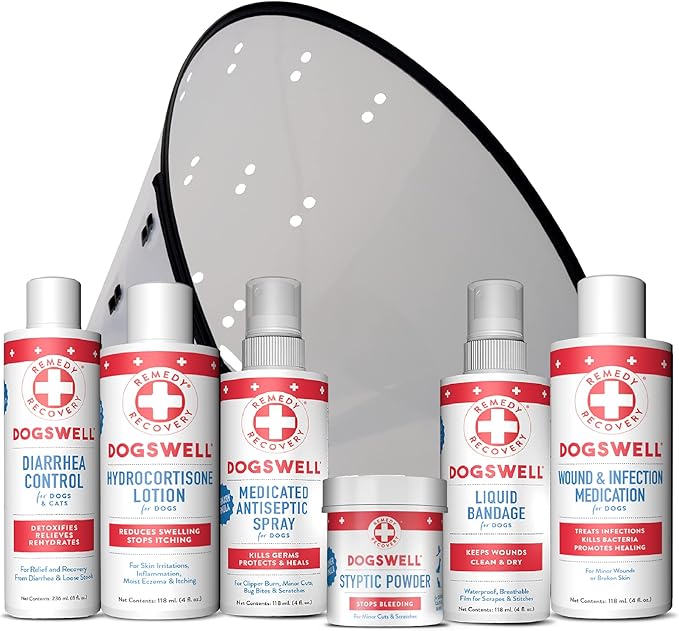 DOGSWELL Remedy + Recovery 0.5% Hydrocortisone Lotion for Dogs, 4 oz. (Packaging May Vary)
