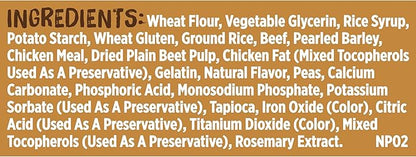 Nutrish Soup Bones Premium Dog Chews with Real Beef and Barley,6 Chews (Rachael Ray),(Pack of 2)