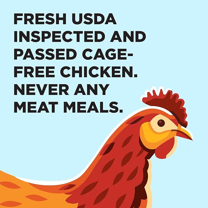 BIXBI Liberty Grain-Free Dry Dog Food, Chicken Recipe – Fresh Meat, High Protein, No Meat Meals – USA Made, 11 lbs