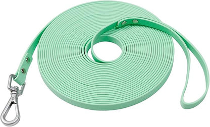 Long Dog Leash Waterproof Recall Training Lead Outdoor Long Line Great for Training, Beach, Play, Camping, or Backyard