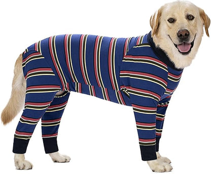 Dog Surgery Recovery Suit Female Male for Dogs After Surgery Medium Large Dogs Onesie,Lightweight Dog Recovery Suit for Shedding Prevent Licking Surgical Wound,Dog Pajamas Pjs Clothes, Full Belly
