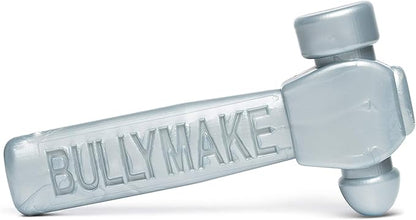 BULLYMAKE Silver Tough Chew Hammer Toy for Dogs, Durable Nylon Dog Toys for Aggressive Chewers, Dental Stimulating, Tough Chew, Boredom Busting, Pet Supplies, Made in USA