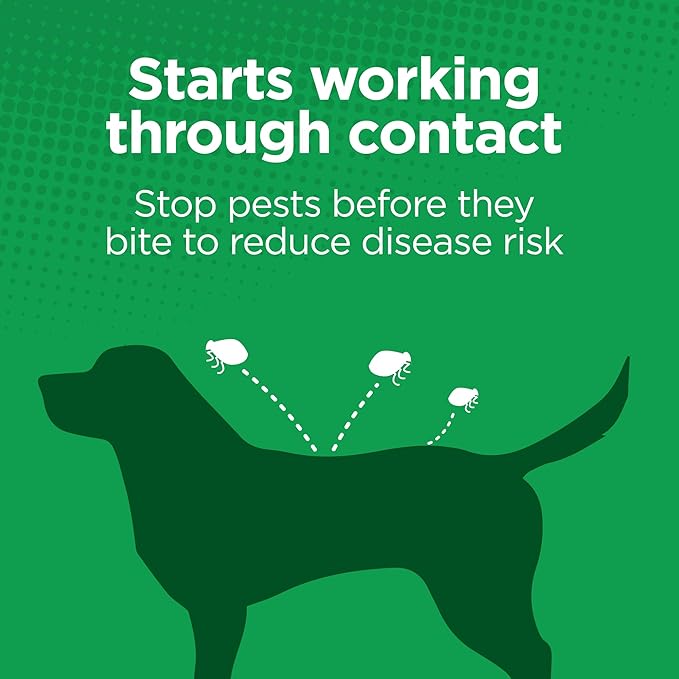 TevraPet Activate II Flea and Tick Prevention for Dogs, Small Dogs 4-10 lbs, Topical Drops, 4 Months Flea and Tick Treatment