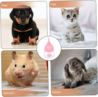 YARNOW Silicone Puppy Kitten Nursing Bottle Nipples Feeding Milk Bottle for Newborn Pets