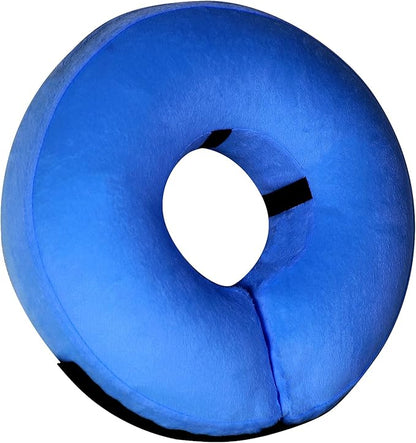 Inflatable Dog Cone Collar-Soft Protective Cone for Dogs After Surgery,Dog Donut Collar for Large Medium Small Dogs and Cats (Blue,X-Large)