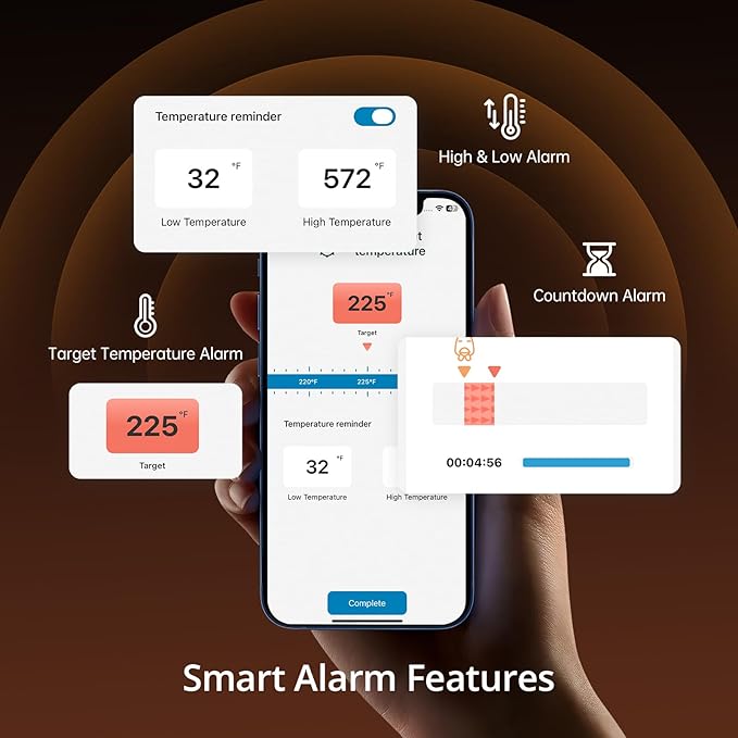 5G Wi-Fi & Bluetooth BBQ Temperature Controller, INKBIRD Automatic Smoker Fan with LCD Screen for Ceramic Grill | Mobile Notification Timer Alarm Calibration for BGE, Kamado, Akorn, Weber, 5 Probes