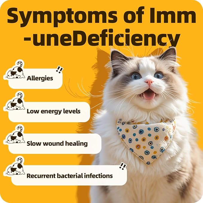 Immune Booster Liquid for Boosting Immunity, Aiding in Infection Defense, Accelerating Wound Healing, Reducing Allergy Symptoms, Enhancing Appetite and Energy for Cats and Dogs (1 Bottle)