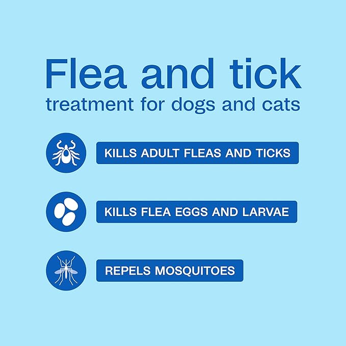 ADAMS Plus Flea & Tick Dog and Cat Spray, Kills Fleas & Ticks, Repels Mosquitoes, Prevents Flea Infestations for up to 2 Months, Flea Treatment for Dogs, Cats, Puppies, & Kittens, 16 Fl oz