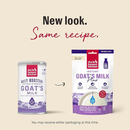 The Honest Kitchen Human Grade Instant Goat's Milk with Probiotics for Dogs and Cats, 5.2 Ounces