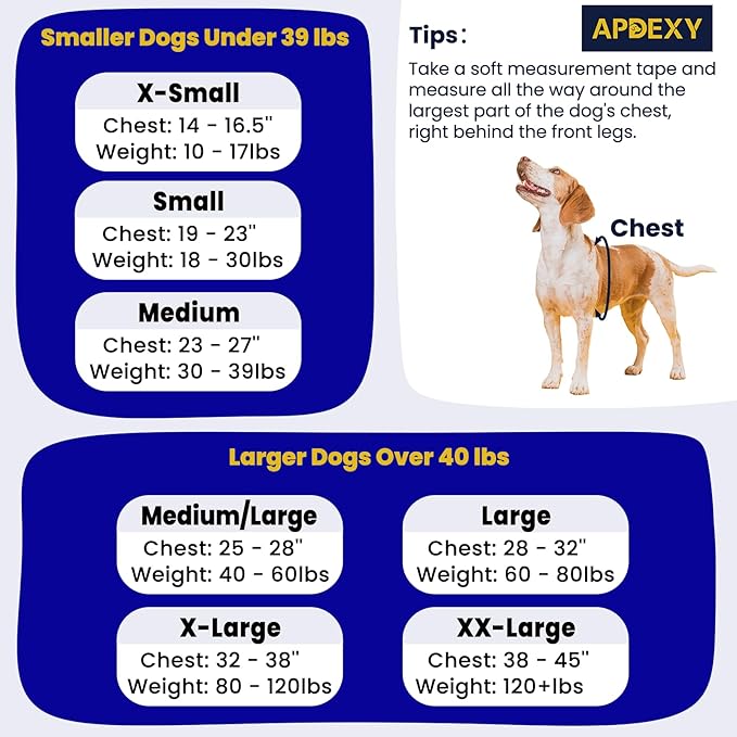 Freedom No Pull Dog Harness for Large Dogs, Easy Walker, Anti Pull with Two Stainless D-Rings, Comfortable, Sewn-in Instructions Tags for Easy Use (Blue, XL)