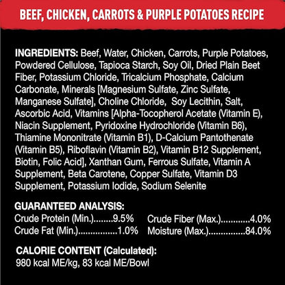 Cesar Wholesome Bowls Adult Wet Dog Food,Variety Pack,Wet Food for Dogs,3 Oz. Bowls,22 Count (Pack of 2)