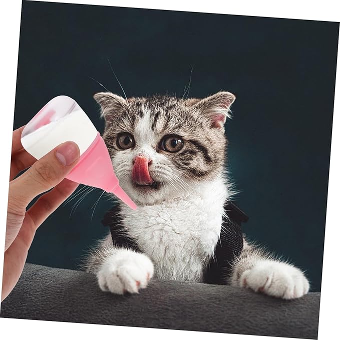 Toddmomy Portable Kitten Nursing Bottle Pet Feeding Bottle for Puppy Cat Kitten Milk Kit
