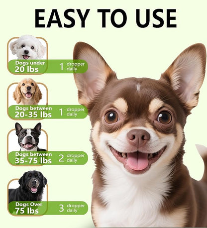 Natural Antibiotics for Dogs, Dog Allergy Supplies Antibiotics, Dog Multivitamin for Pets, Dog Itch Relief,Dog Multivitamin,Natural Dog Antibiotics Supports Dog Allergy and Itch Relief