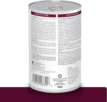 Hill's Prescription Diet i/d Low Fat Digestive Care Wet Dog Food, Chicken, 13 oz. Cans, 12-Pack