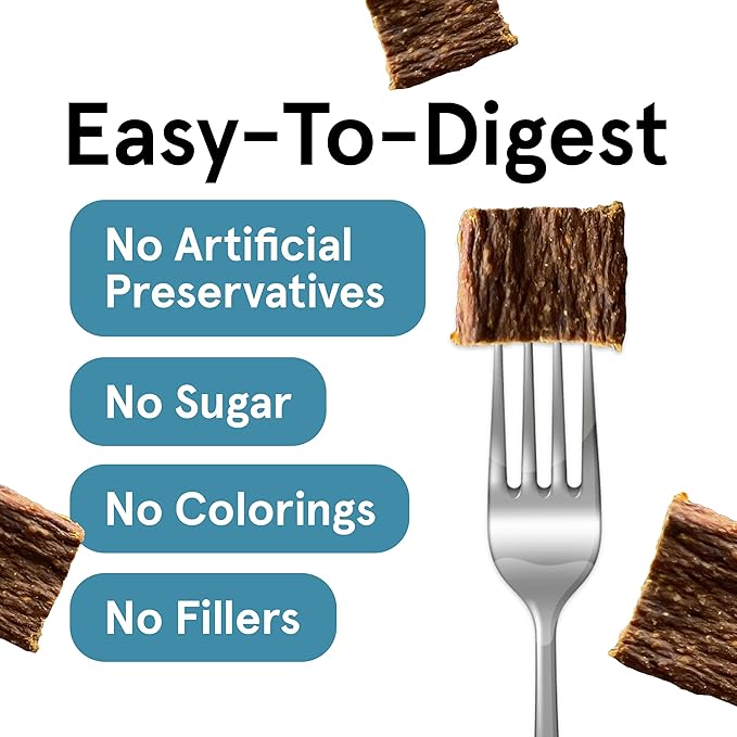 TRMC Real Meat Dog Treats - Two 12oz Bag of Bite-Sized Air-Dried Fish & Venison Jerky for Dogs - Grain-Free Jerky Dog Treats Made up of 95% All-Natural, Free-Range Venison & Ocean-Caught Fish