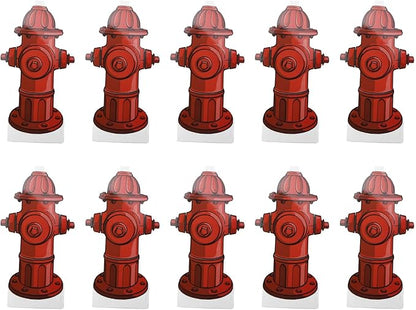 GLOGLOW 10Pcs Dog Pee Pad Trainer, Paper Hydrant Target Pet Diaper Pad for Male Puppies Dogs Potty Training 18.5 x 10cm/7.3 x 3.9in