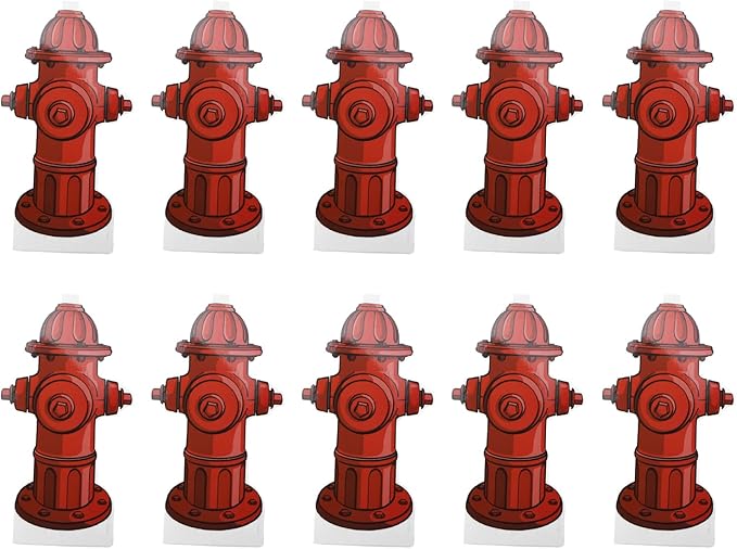 LIZEALUCKY Dog Pee Pad,10Pack Dog Pee Pad Trainer Paper Fire Hydrant Shaped Pet Diaper Pad Guide Pet Potty Guide for Dog Puppy