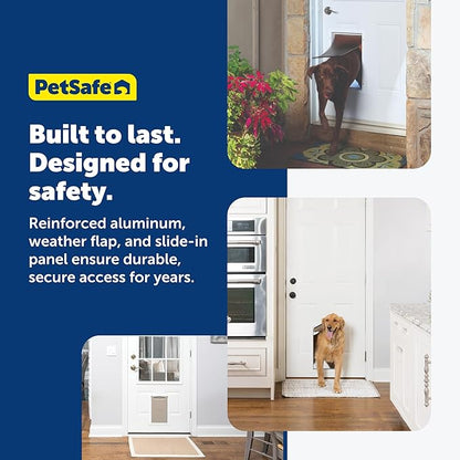 PetSafe Freedom Aluminum Dog and Cat Door - Durable Frame - Small, Medium, Large, X-Large