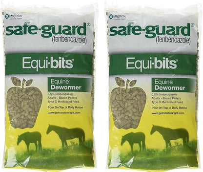 Intervet Safeguard Dewormer Pellets for Horses, 1.25-Pound (Pack of 2)