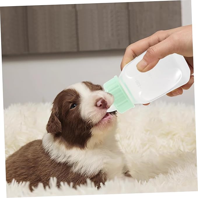 1set Cat and Dog Nursing Bottle Kit Portable Pet Feeding Milk Bottle Set for Kittens Puppies and Small Animals Easy to Clean Lightweight Feeding Tool