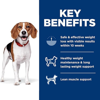 Hill's Science Diet Adult Perfect Weight Small Bites Dry Dog Food, Chicken, 25 lb. Bag